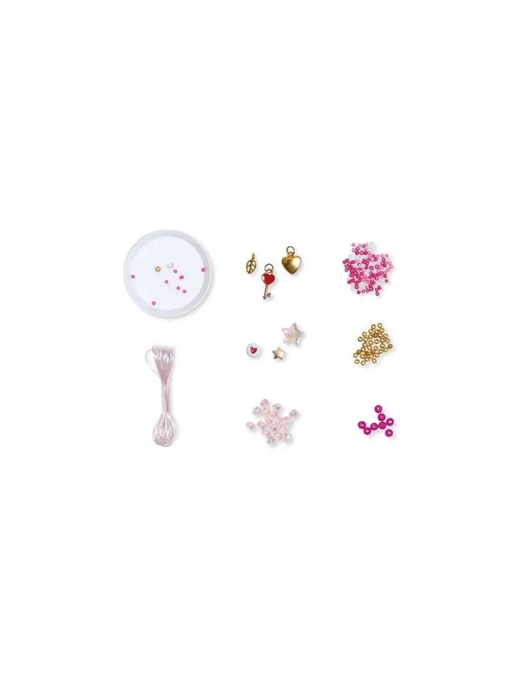 Janod 10 bagues en perles Lovely à créer - Les Ateliers Bijoux - New