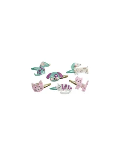 Janod 6 barrettes pailletées à créer Little Pets - Hot