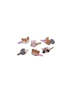 Janod 6 barrettes pailletées à créer Pretty Forest - Online