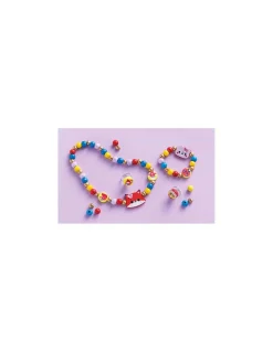Janod 4 bijoux en bois à créer Bois joli - Discount