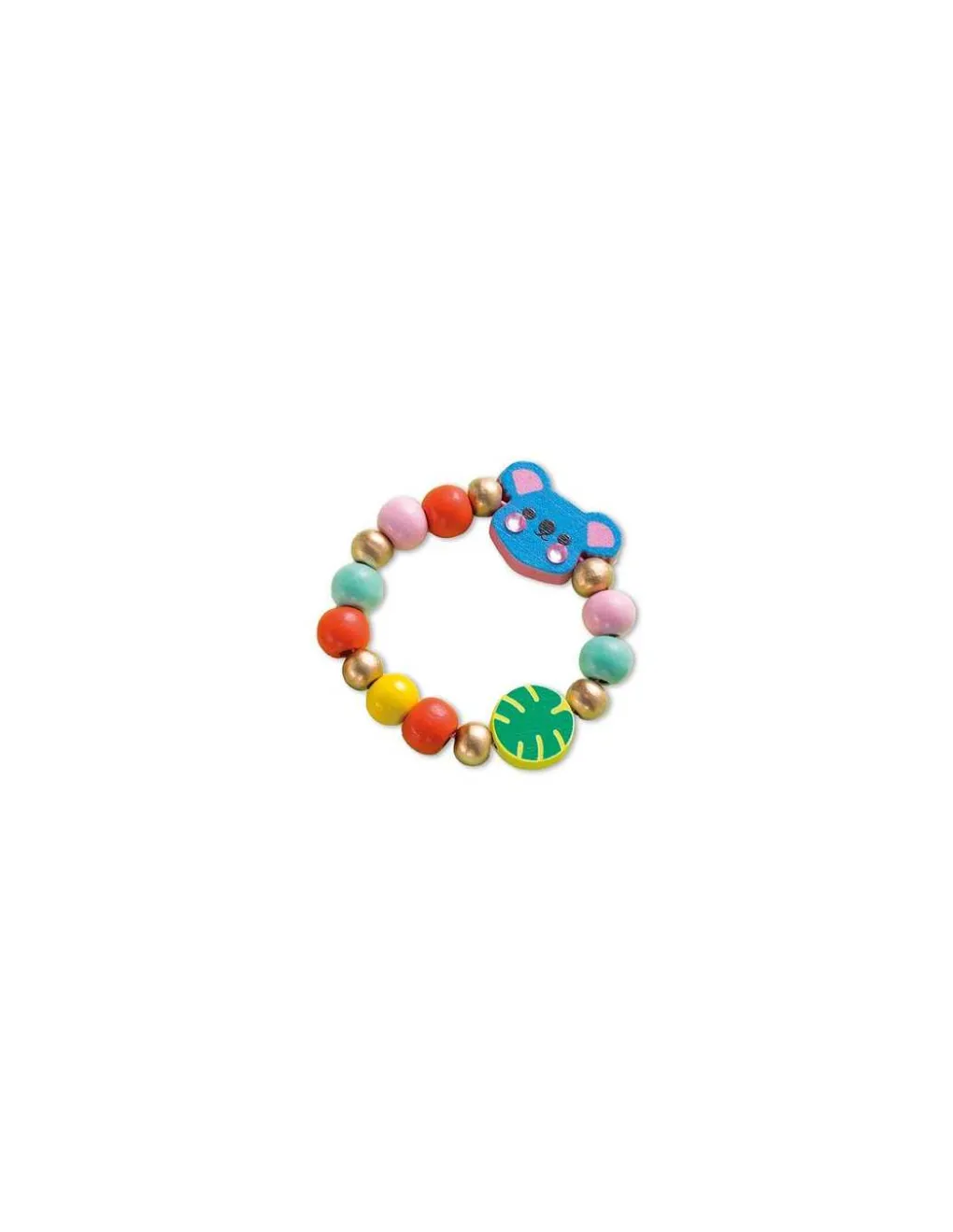 Janod 4 bijoux en bois à créer Jungle secrète - Discount