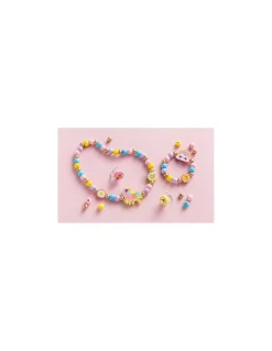 Janod 4 bijoux en bois à créer Pays arc-en-ciel - Hot