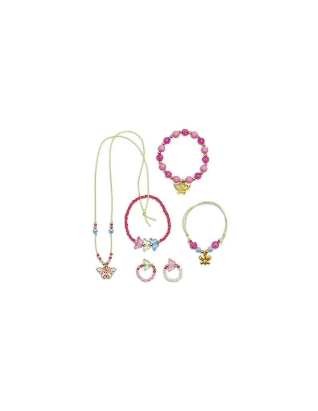 Janod 6 bijoux papillons à créer Magic Fairies - Sale