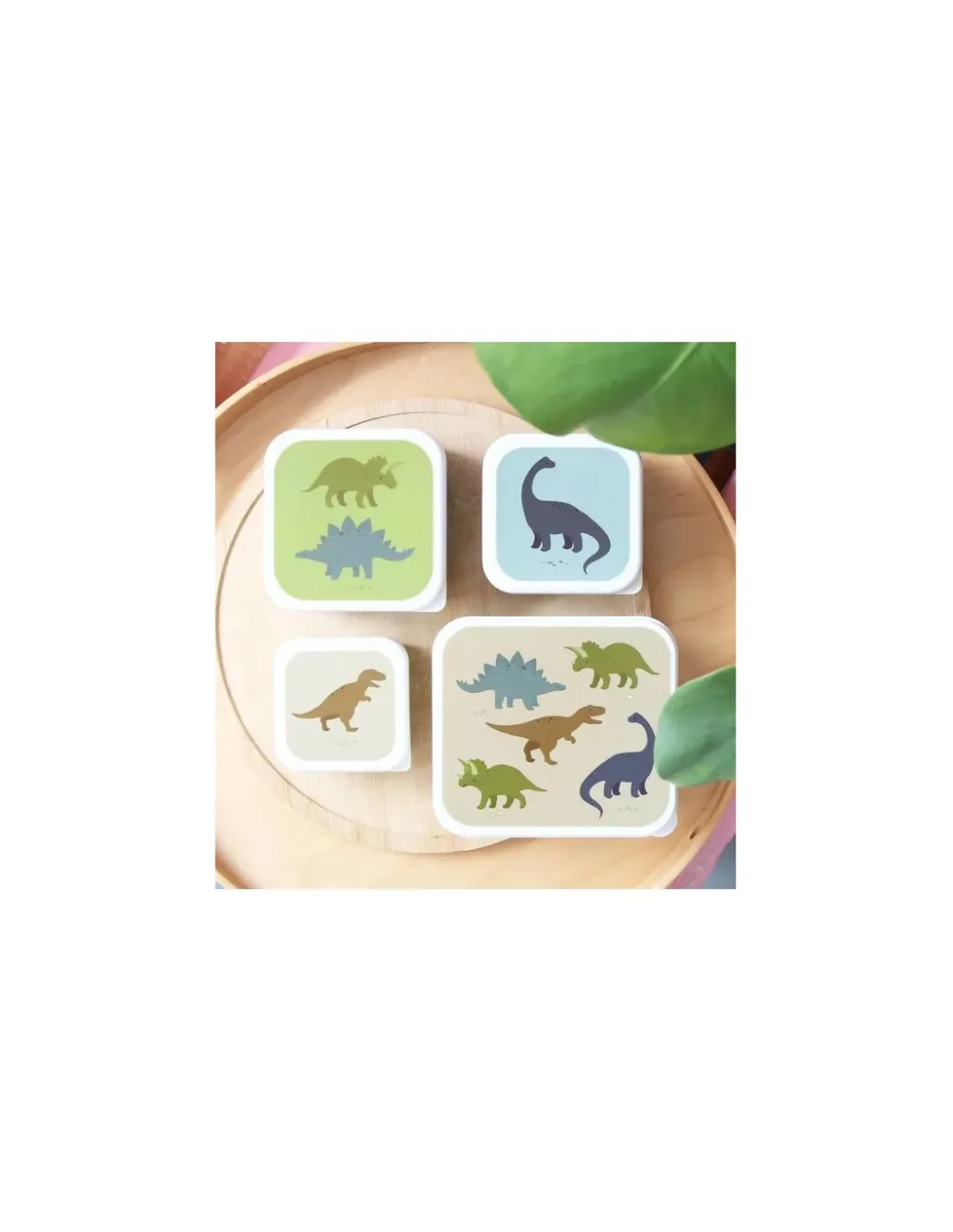 A little lovely company 4 boites à goûter Dinosaures - Clearance
