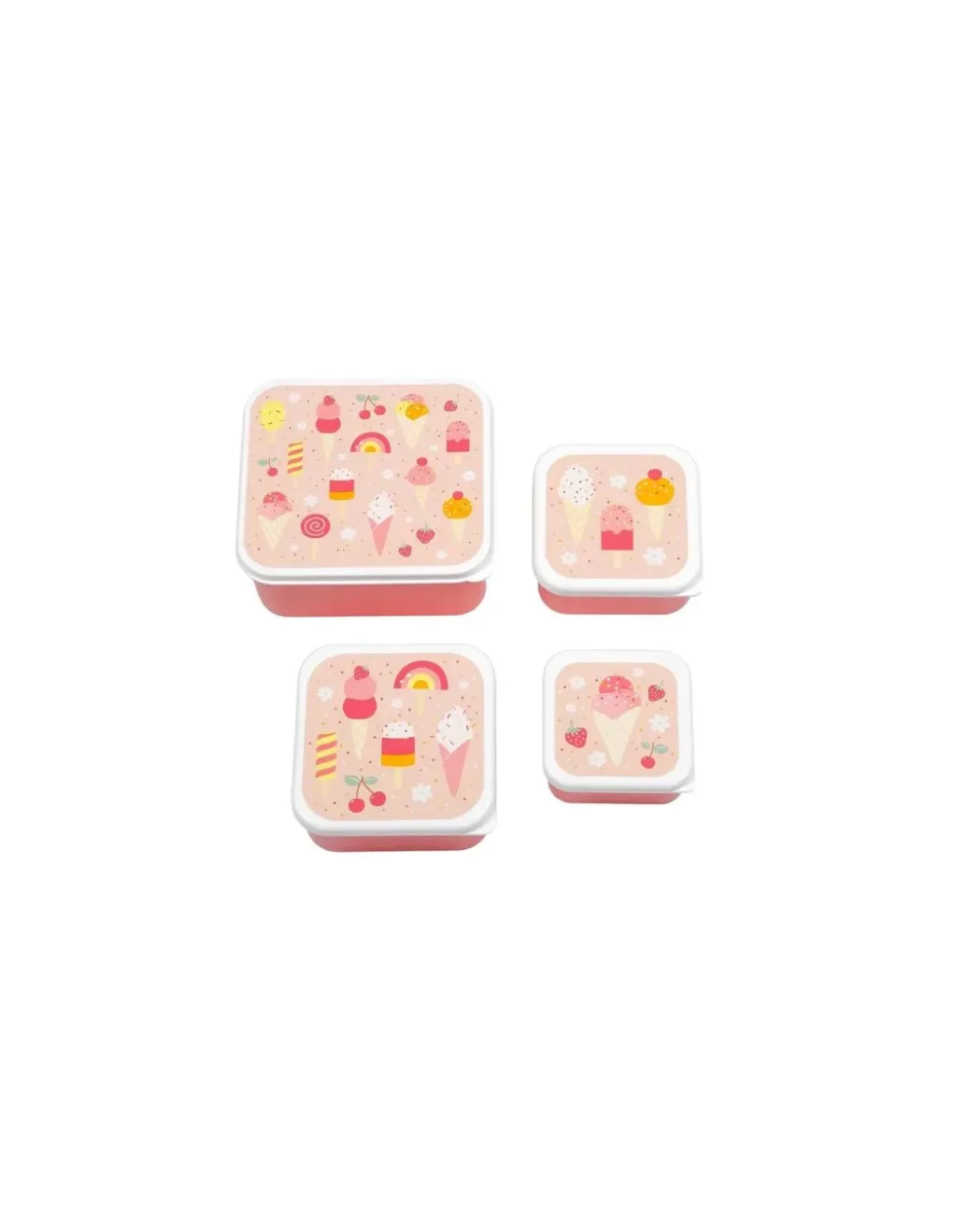 A little lovely company 4 boites à goûter glaces - Discount