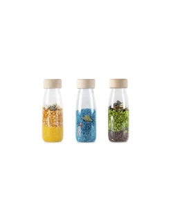 Petit Boum 3 bouteilles sensorielles nature - Clearance