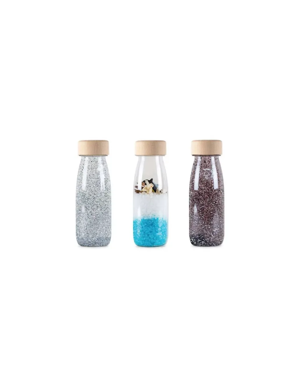 Petit Boum 3 bouteilles sensorielles glace - Sale