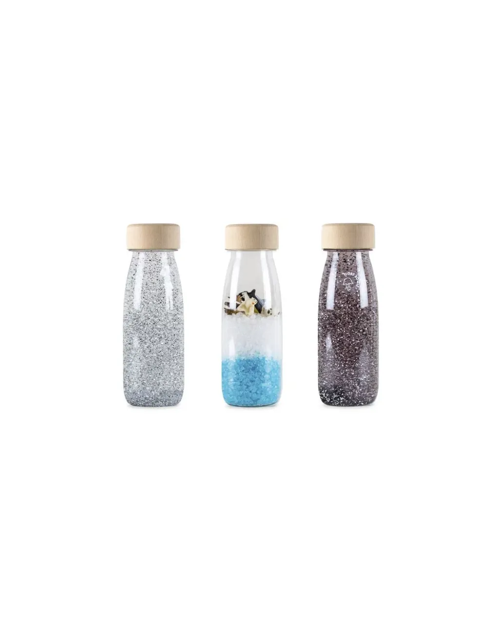 Petit Boum 3 bouteilles sensorielles glace - Sale