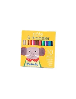 Moulin Roty 10 bâtonnets de pâte à modeler Les Popipop - Best