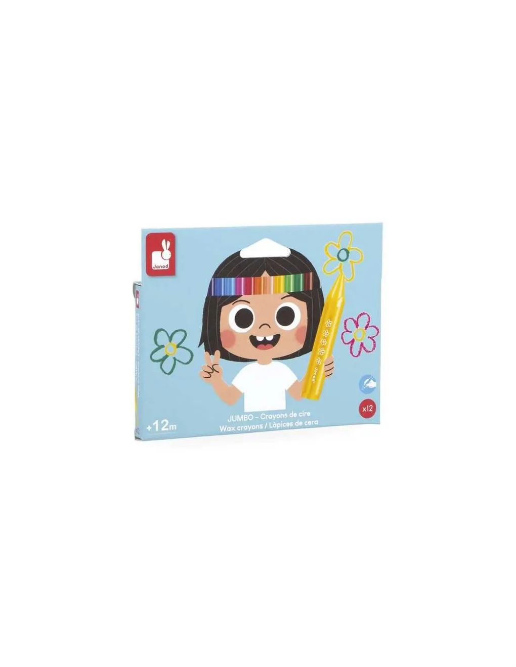 Janod 12 Crayons de cire - Best
