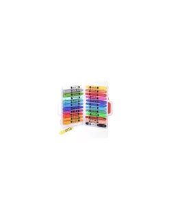 Moulin Roty 24 crayons de cire les Popipop - Clearance