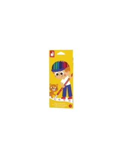 Janod 12 crayons effaçables - Sale
