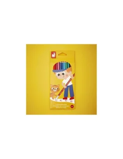 Janod 12 crayons effaçables - Sale