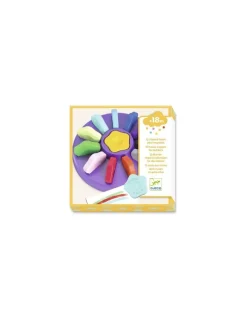 Djeco 12 crayons fleurs pour les petits - Sale