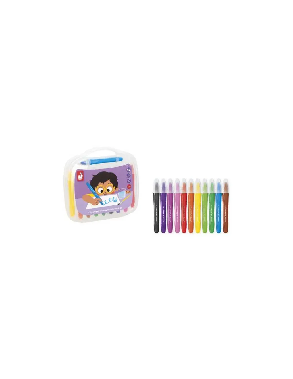 Janod 10 crayons gel - Discount