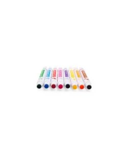 Moulin Roty 8 feutres tampons 2 en 1 Les Loufoques - Discount