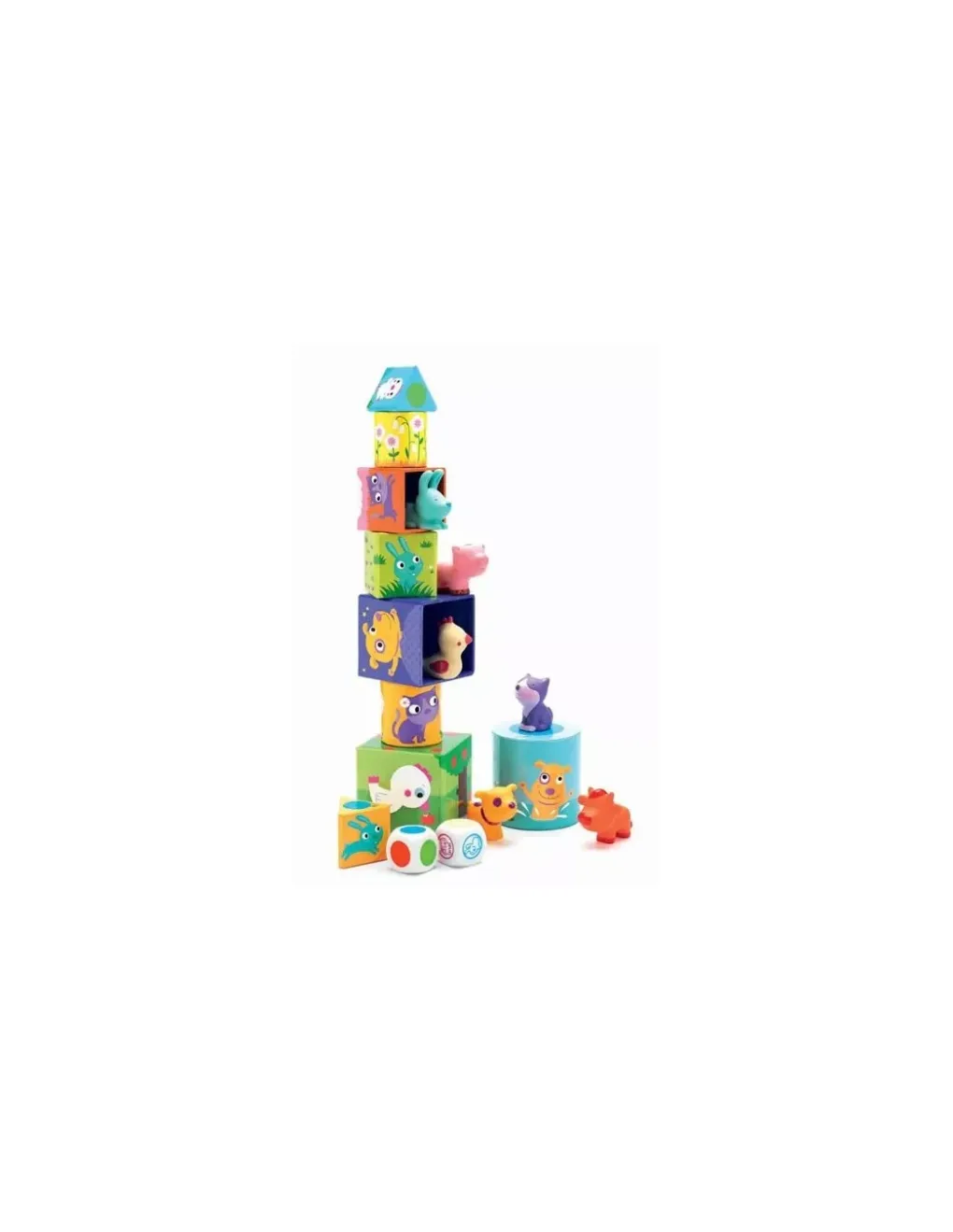 Djeco 3 jeux pour les petits Ludanimo - Outlet
