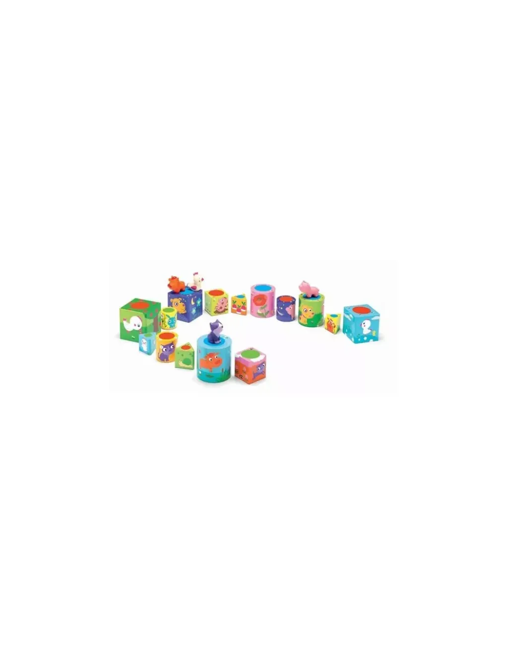 Djeco 3 jeux pour les petits Ludanimo - Outlet