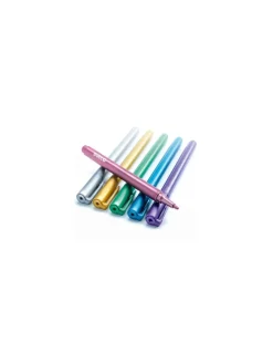 Djeco 6 marqueurs métalliques - New