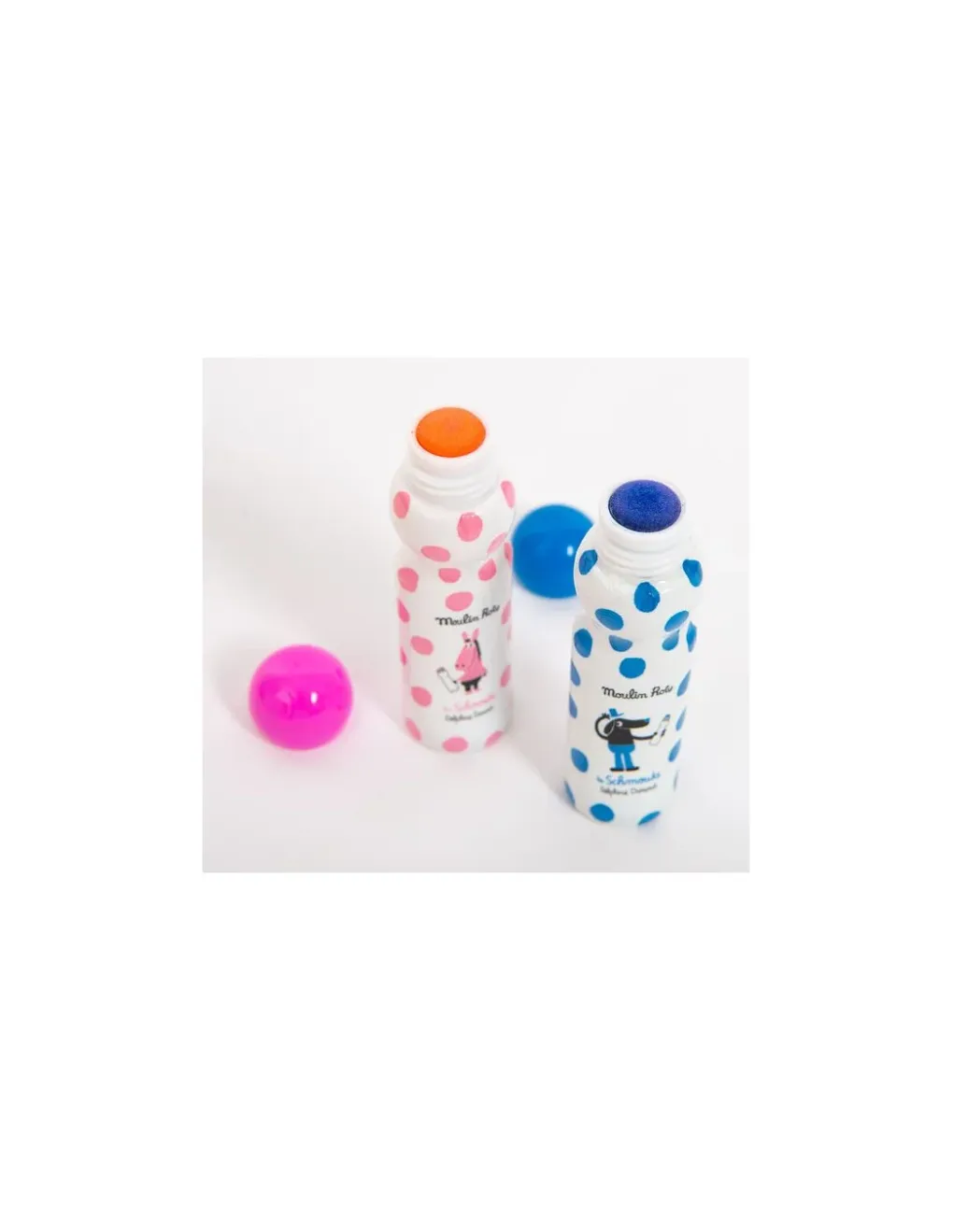 Moulin Roty 8 marqueurs tampons Les Schmouks - Discount