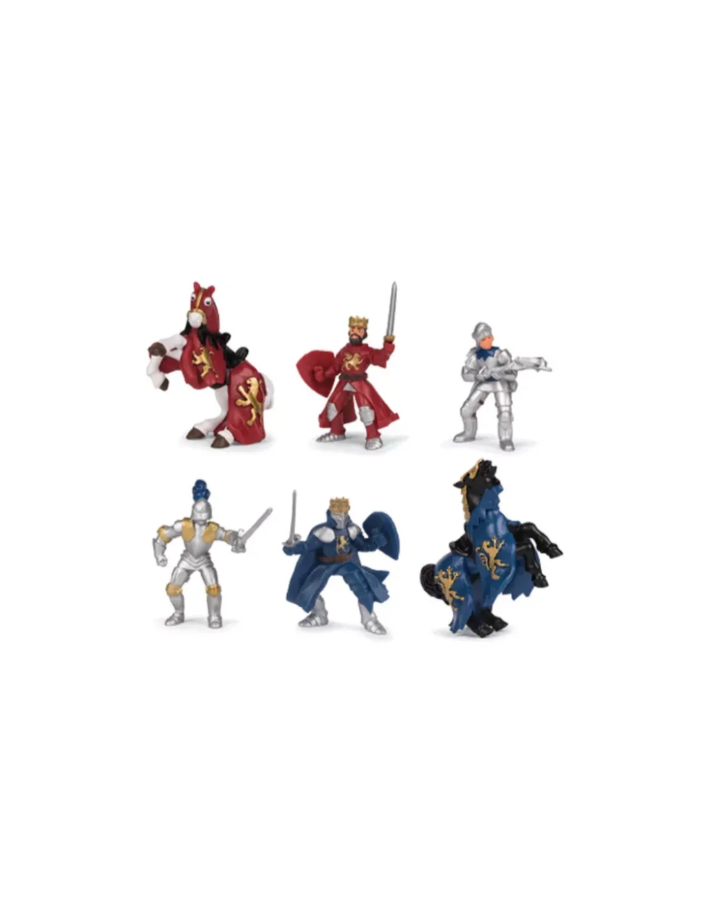 Papo 12 mini figurines chevaliers - Sale