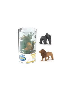 Papo 6 mini figurines vie sauvage avec éléphant - Sale