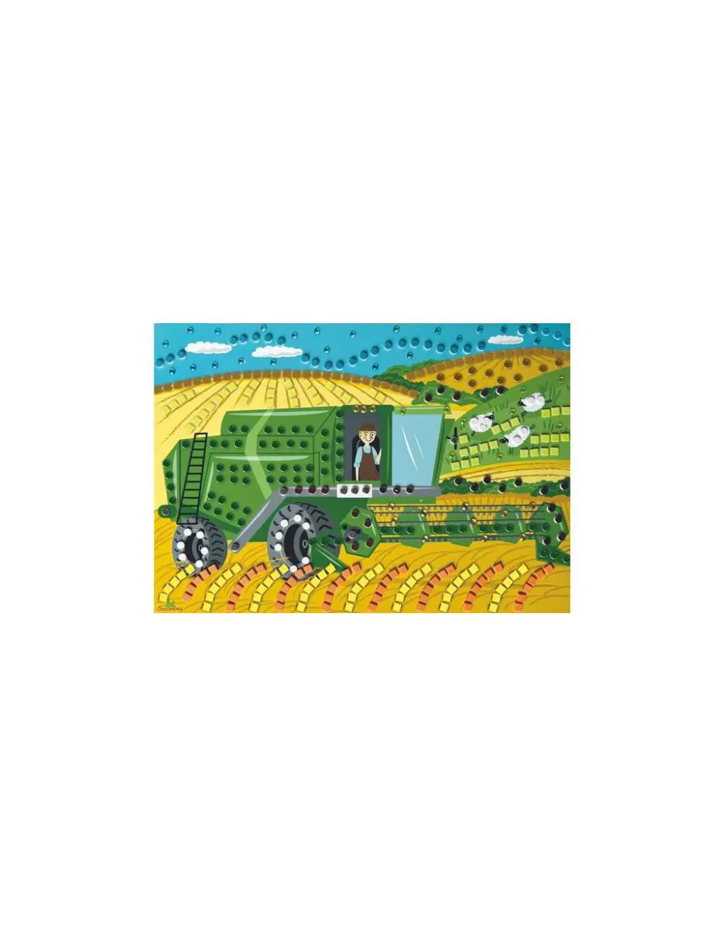 Sycomore 5 mosaïques la vie à la ferme - Outlet