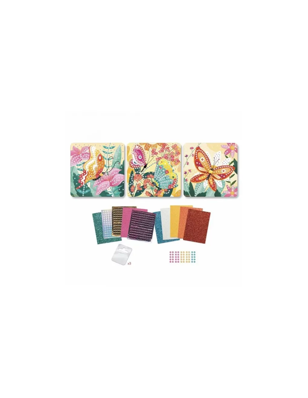 Sycomore 3 mosaïques papillons - New