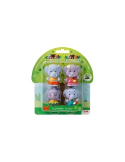 Klorofil 4 personnages famille Éléphant Clearance