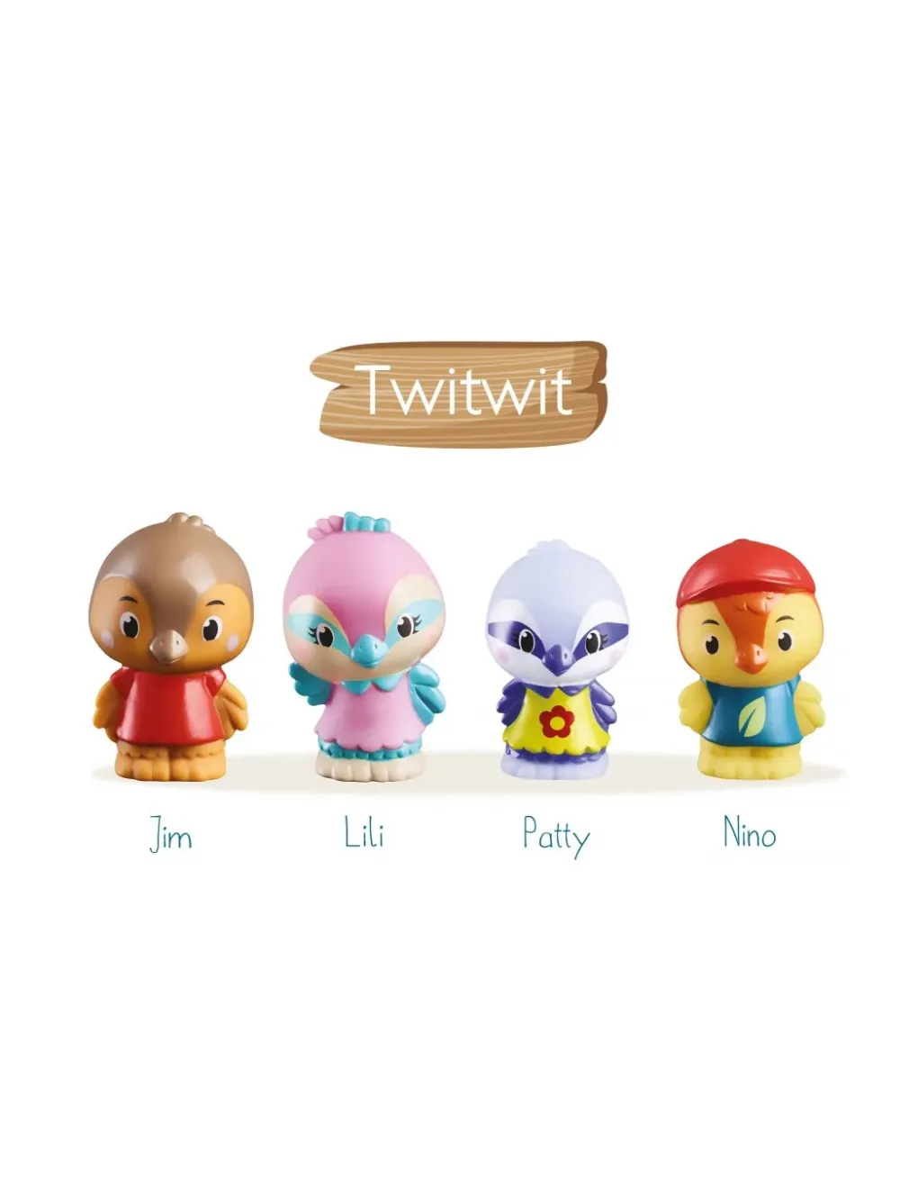 Klorofil 4 personnages famille oiseau Twitwit Sale