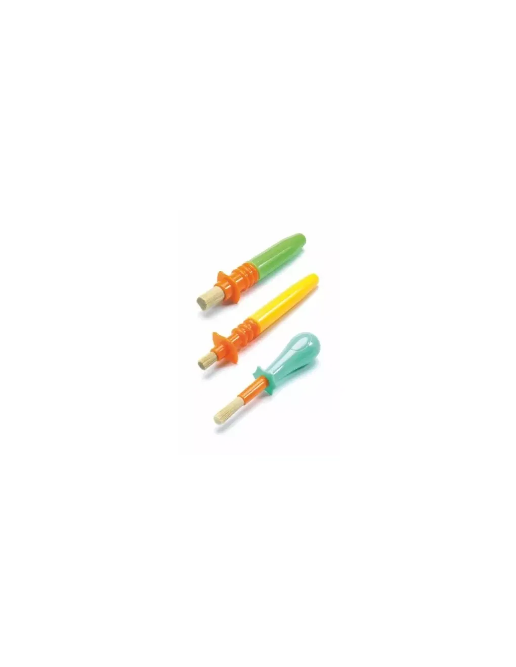 Djeco 3 pinceaux malins - Discount