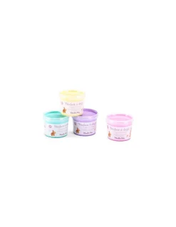 Moulin Roty 4 pots de peinture à doigts pastel Les Rosalies - Clearance