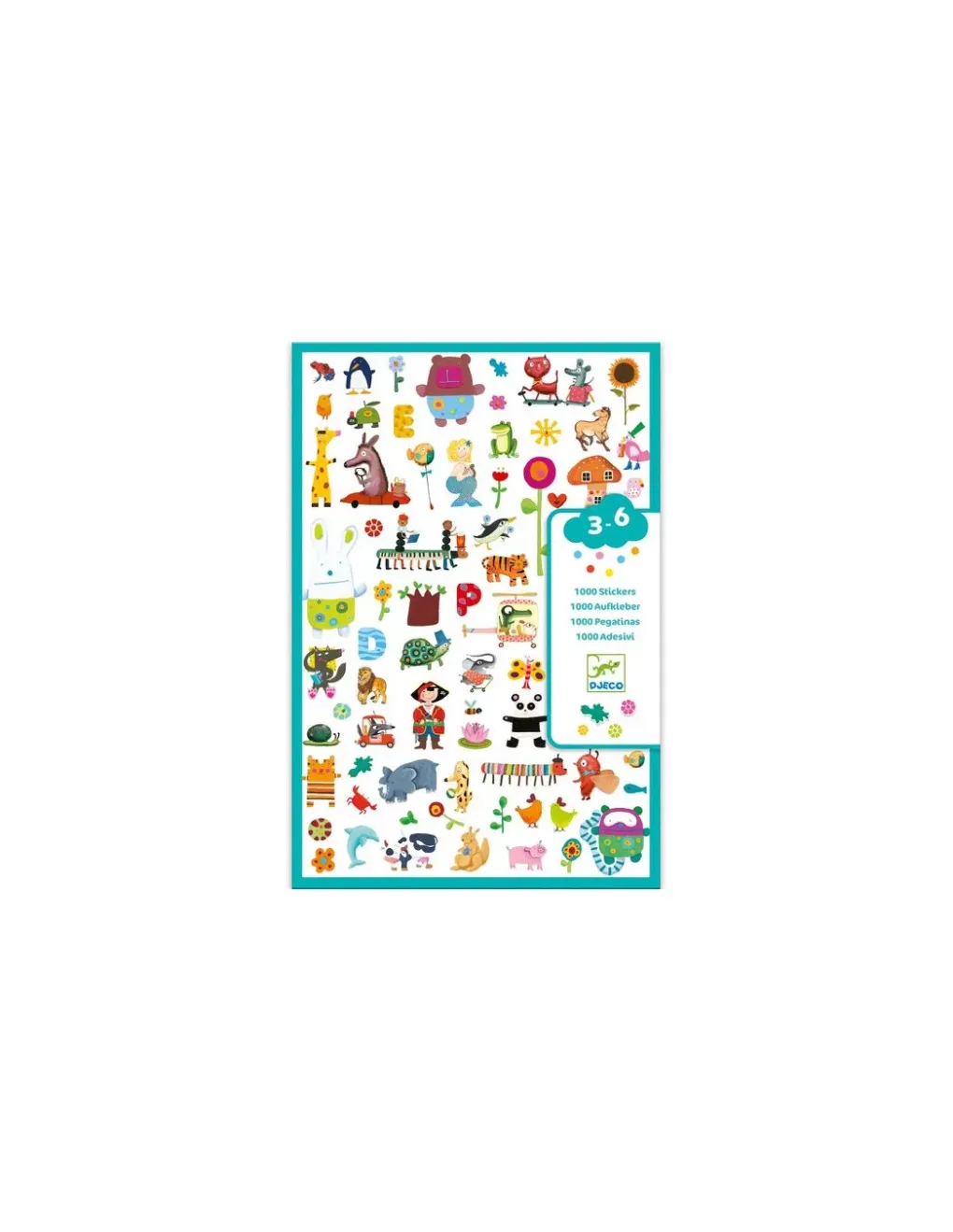Djeco 1000 stickers pour les petits -