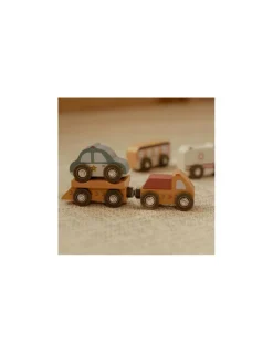 Little Dutch 9 véhicules en bois - Discount