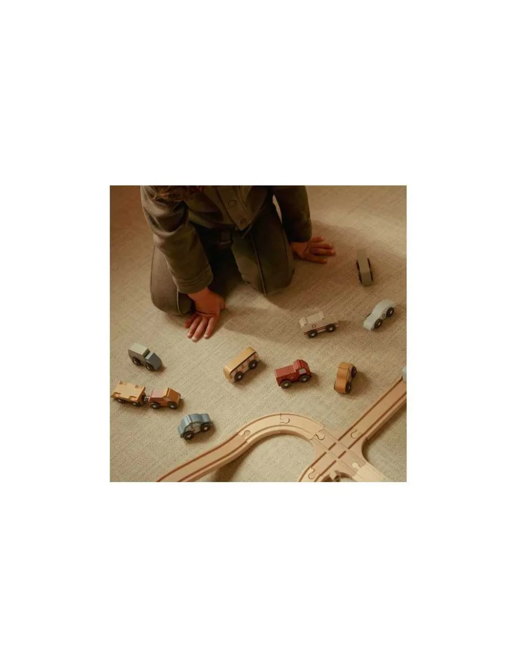 Little Dutch 9 véhicules en bois - Discount