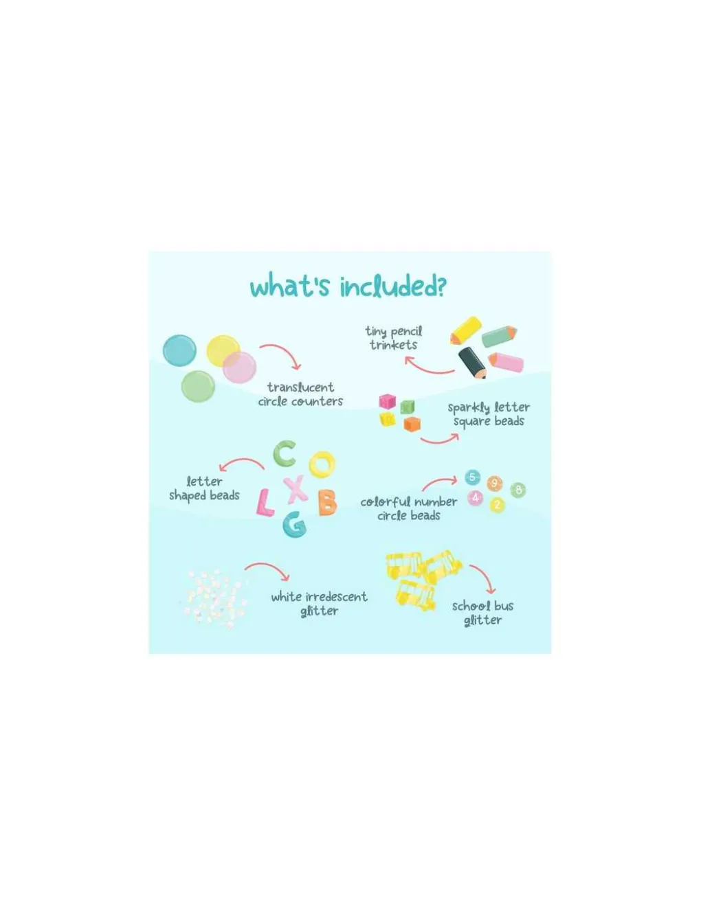 Glo Pals Accessoires sensoriels ABC Fun Fillers - Outlet