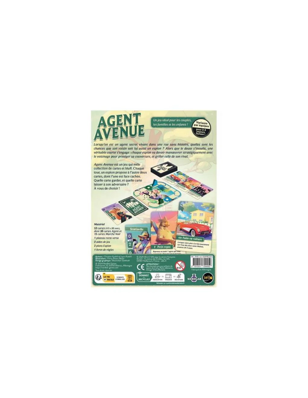 Iello Agent Avenue - Online