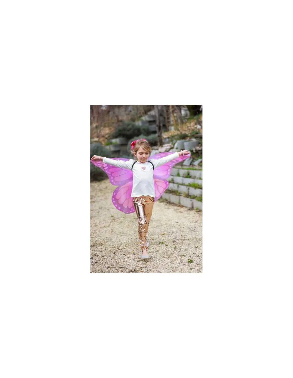 Great Pretenders Ailes de papillon monarque roses - New