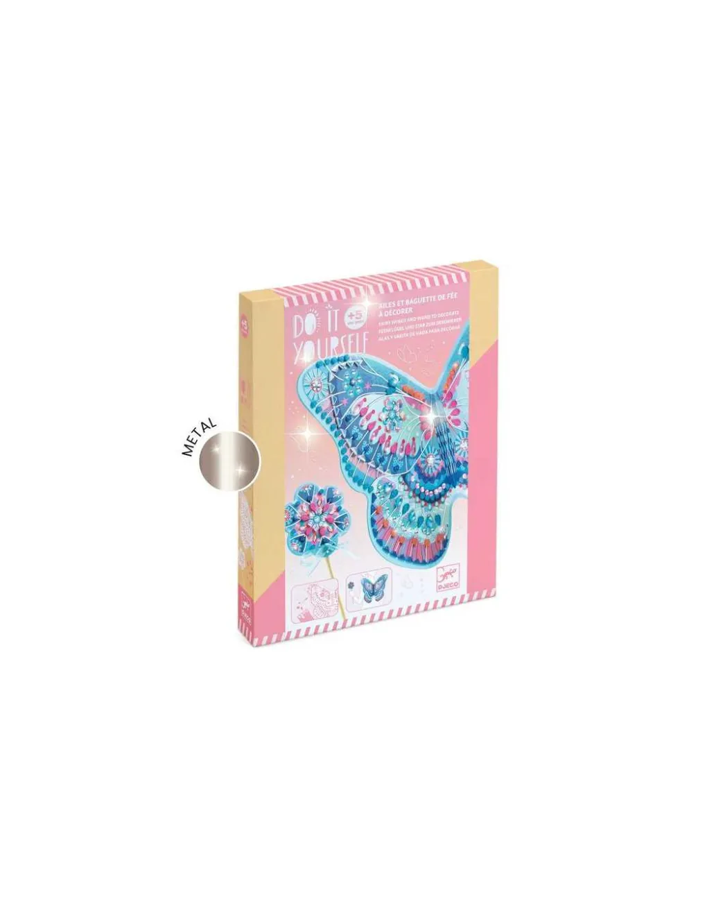 Djeco Ailes et baguette de fée à décorer - Do It Yourself - Discount