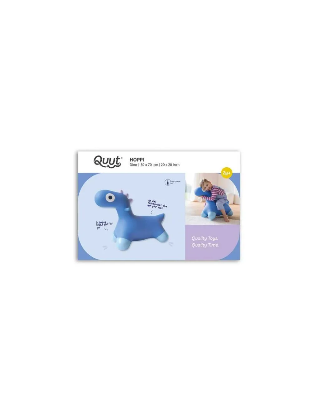 Quut Animal sauteur dinosaure Hoppi Cosmic blue - Best