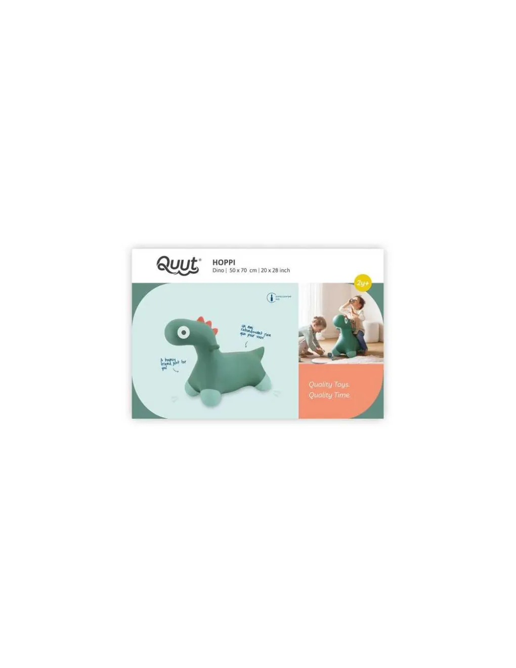 Quut Animal sauteur dinosaure Hoppi vert - Outlet