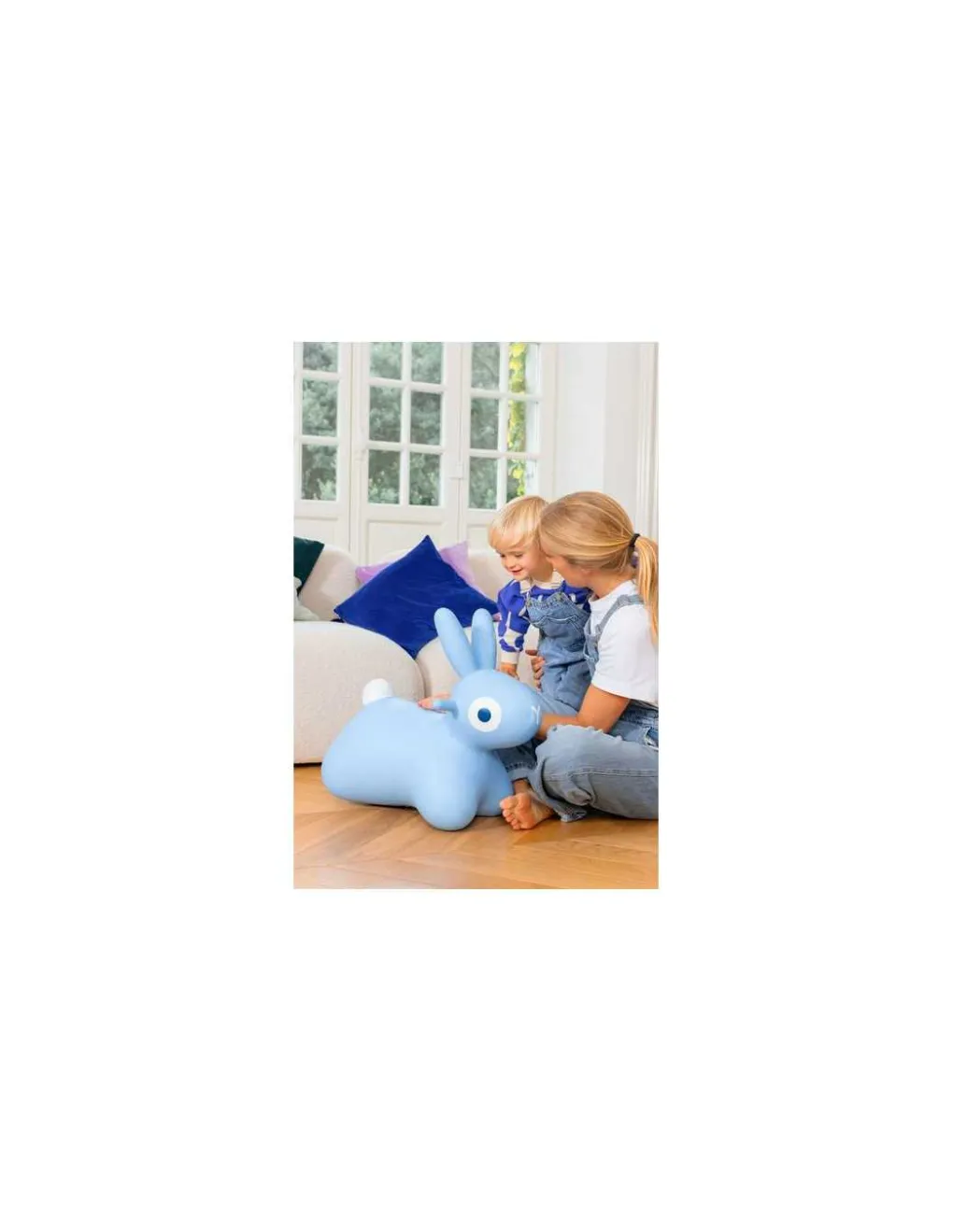 Quut Animal sauteur lapin Hoppi bleu - Hot