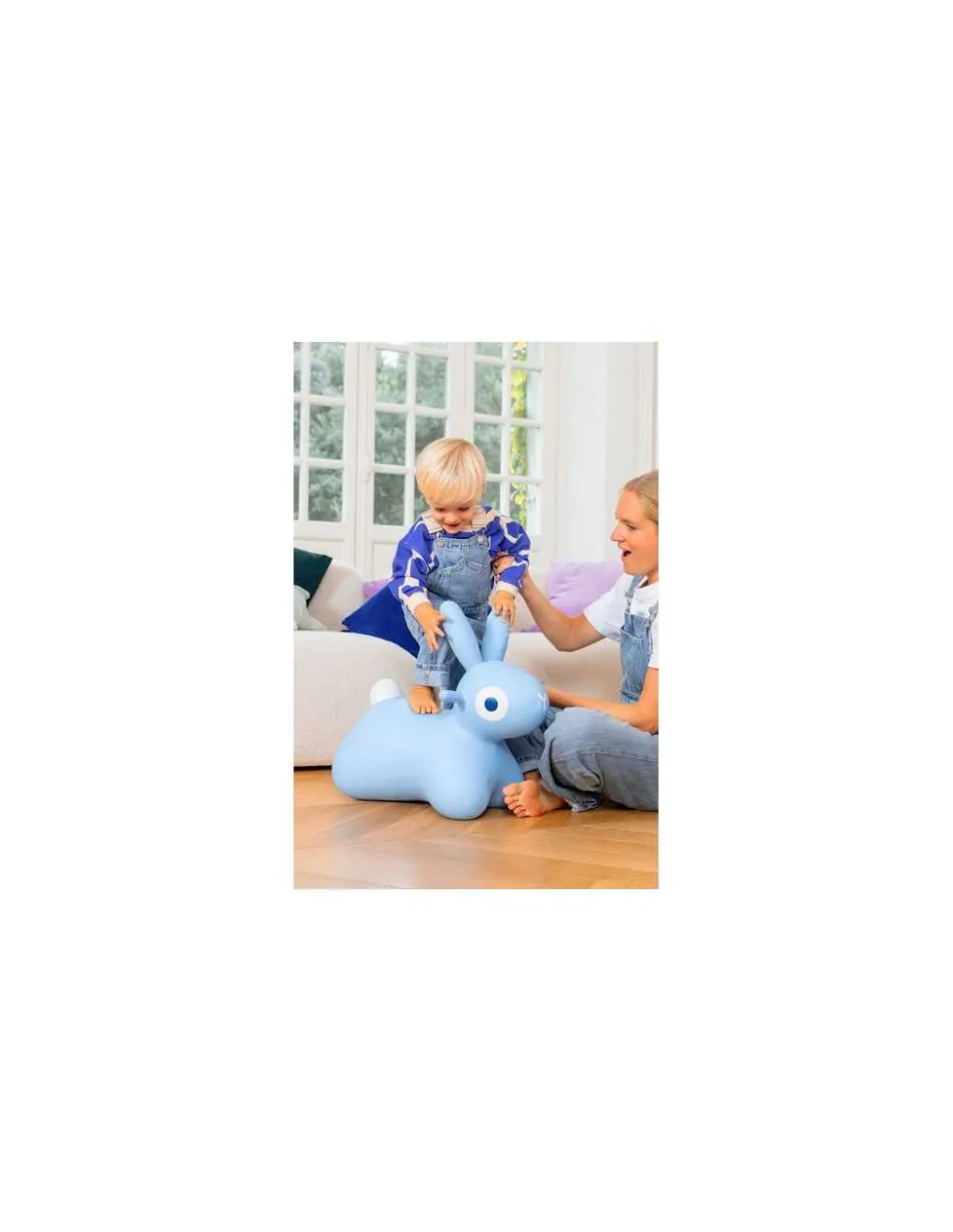Quut Animal sauteur lapin Hoppi bleu - Hot