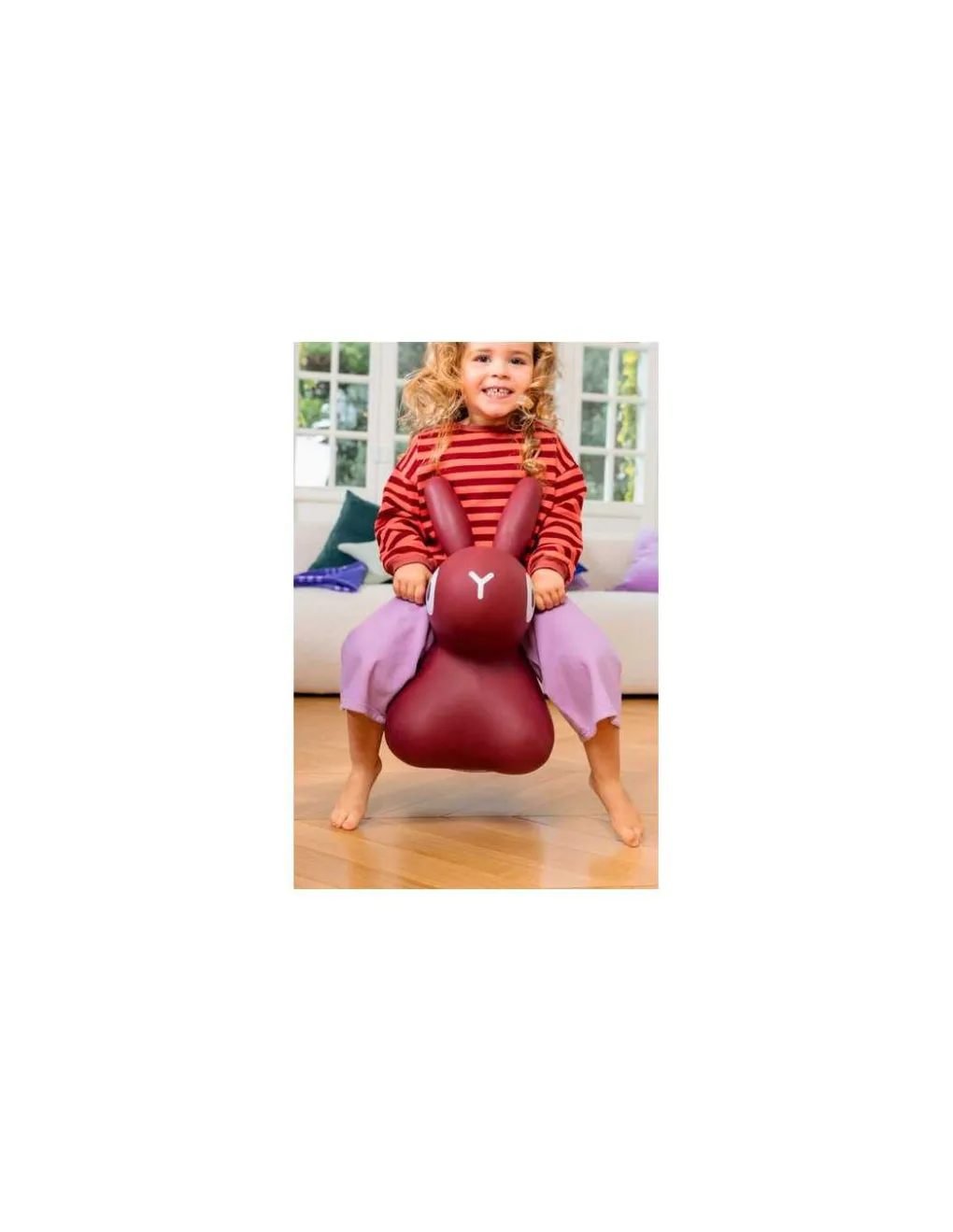 Quut Animal sauteur lapin Hoppi bordeaux - Clearance