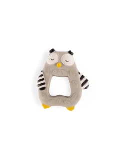 Moulin Roty Anneau de dentition caoutchouc Hibou Les moustaches - Sale