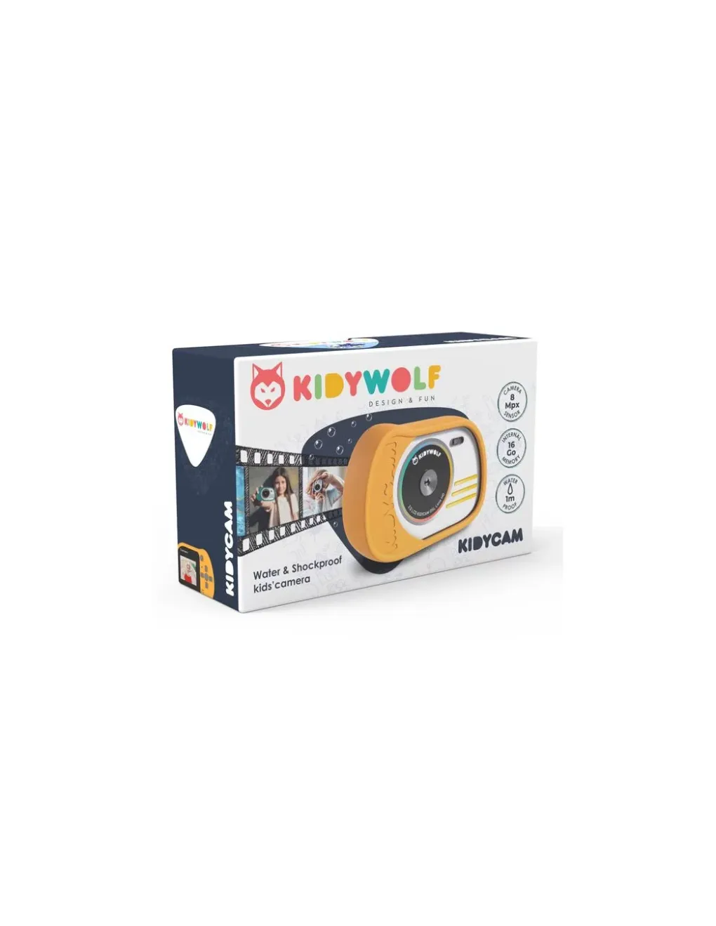 Kidywolf Appareil photo Kidycam jaune - Outlet