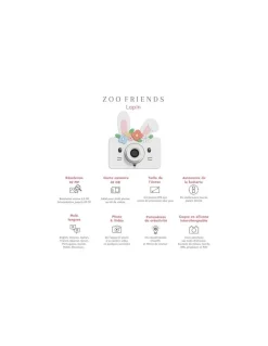 The Zoofamily Appareil photo Lapin fleurs - New