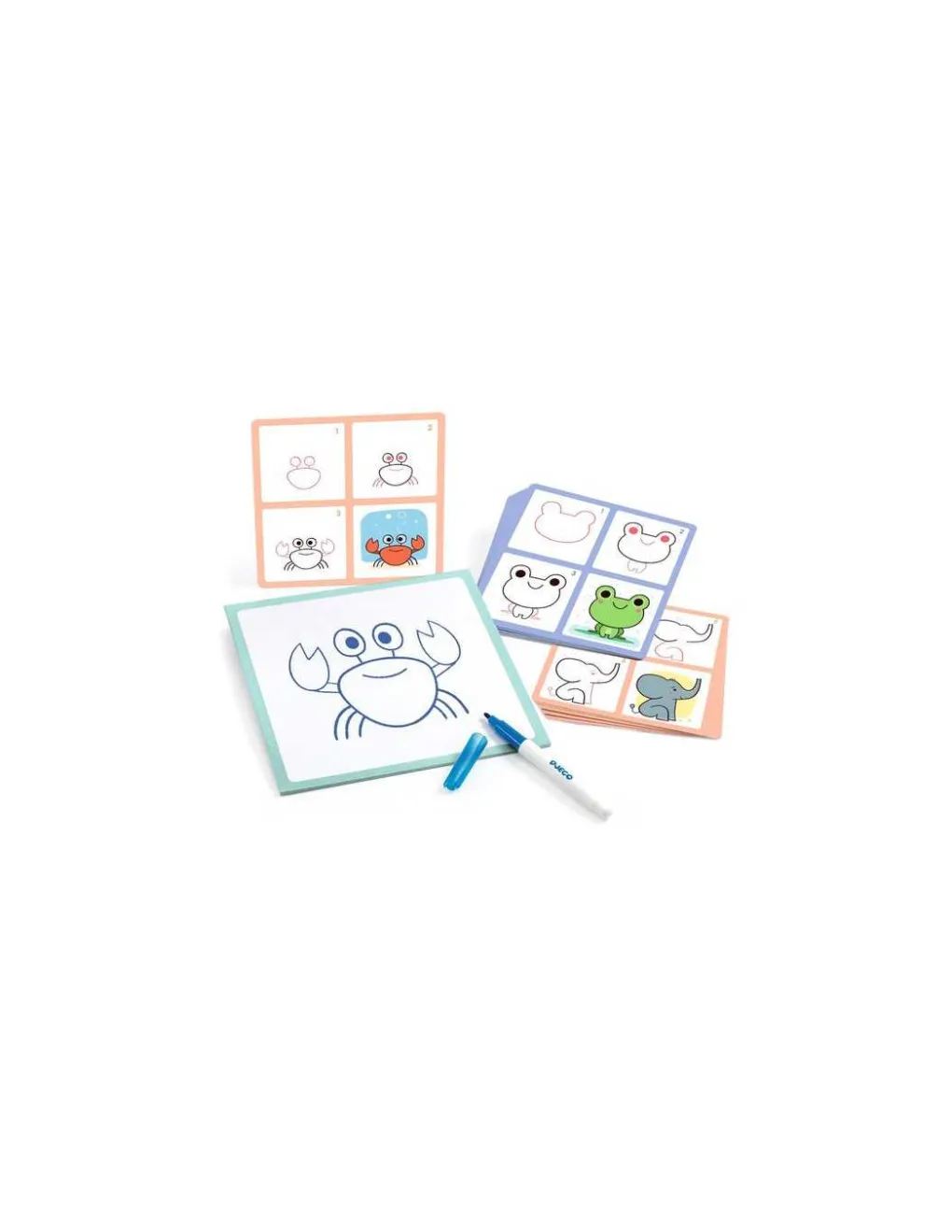 Djeco Apprendre à dessiner Step by step Babies & Co - Sale