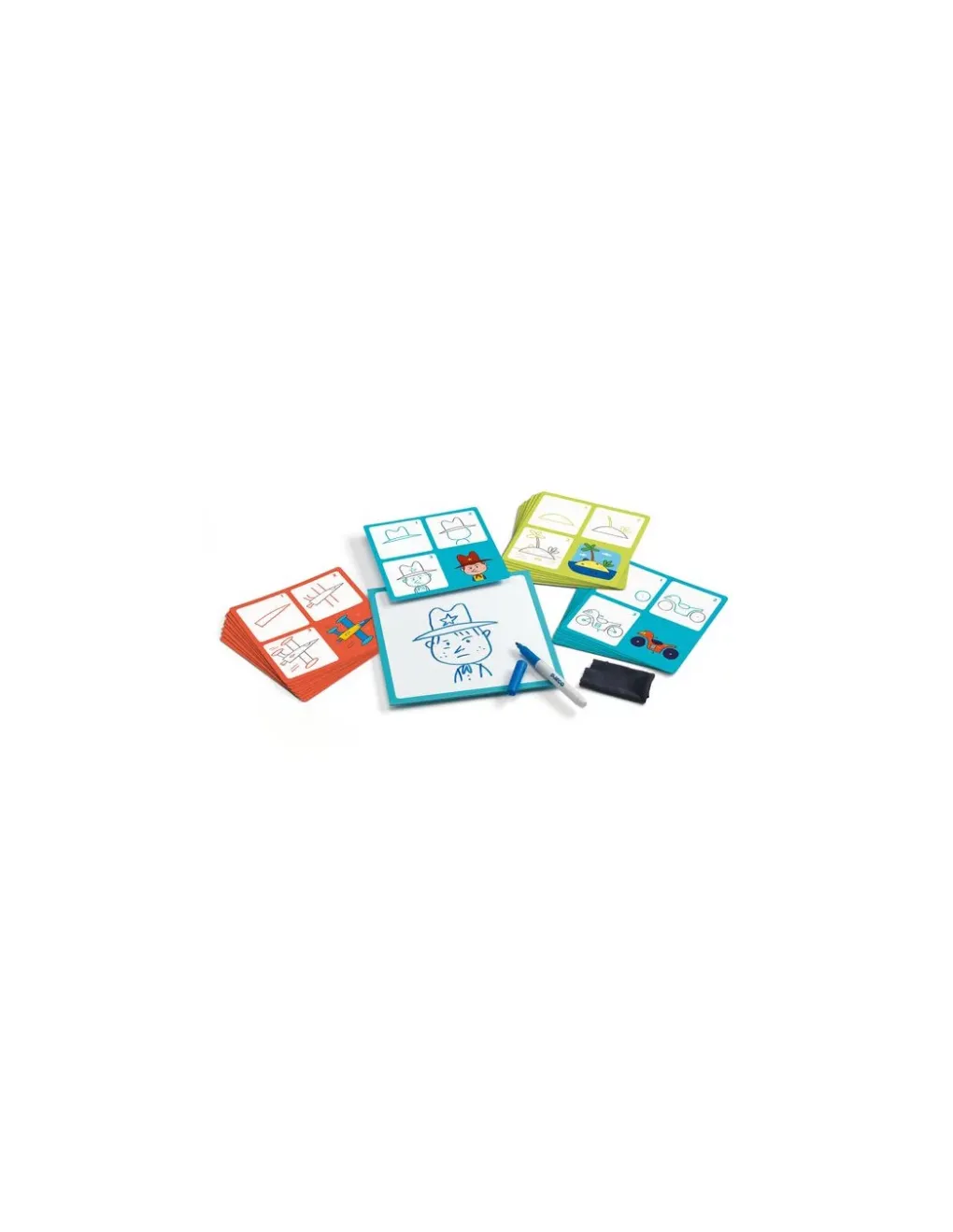 Djeco Apprendre à dessiner Step by step Arthur and Co - Online