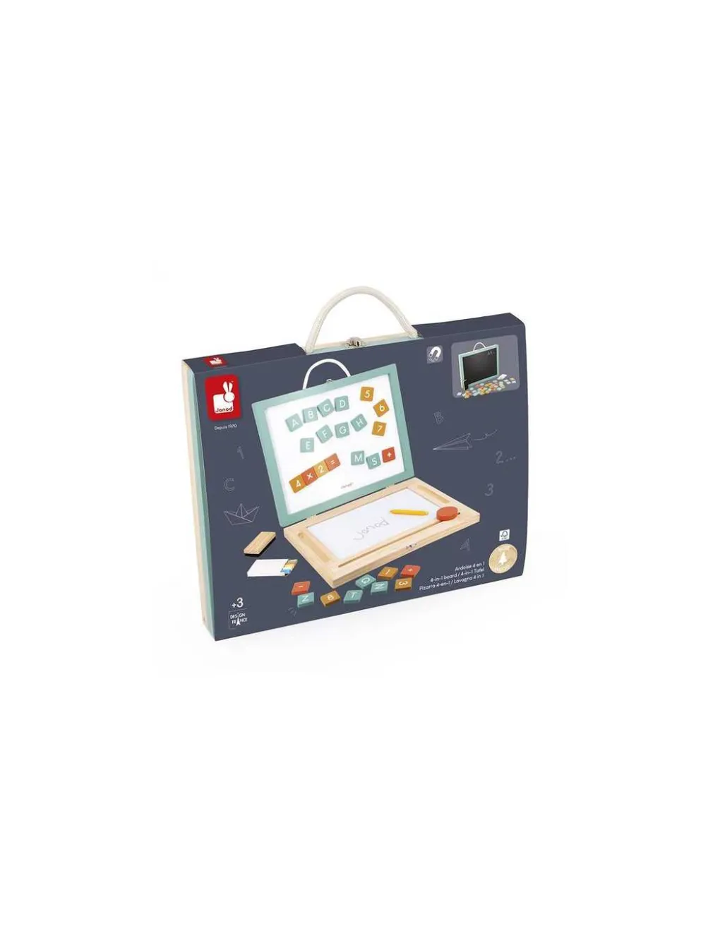 Janod Ardoise 4 en 1 - Discount